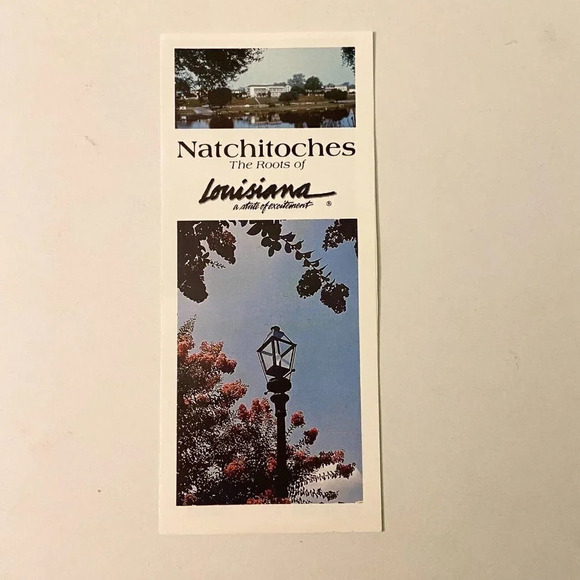 Vintage Lot of 4 Louisiana Brochures  Hodges Gardens Natchitoches Vernon Parish - Picture 12 of 16